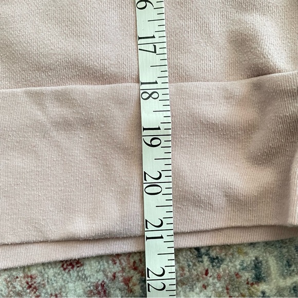 MADEWELL Dusty Pink Button-Up Sweatshirt - Picture 9 of 9